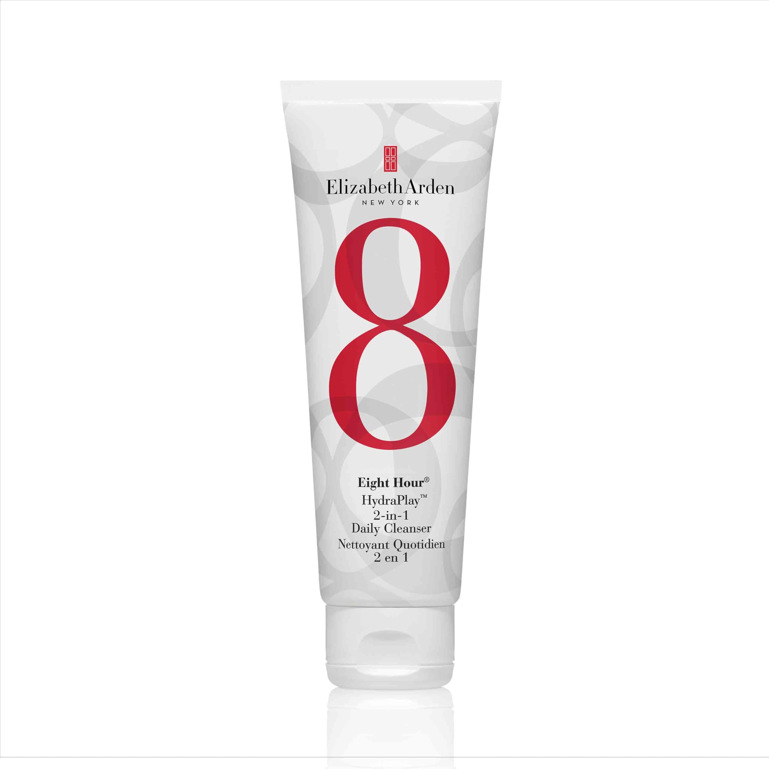 Elizabeth Arden Eight Hour HydraPlay Nettoyant Quotidien 2 en 1, Masque à l'argile, Purifie les pores, Hydrate et Elimine les impuretés, à base de Glycérine d'Origine Naturelle, Doux pour la peau - Image 1