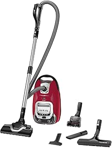 Rowenta Vacuum Cleaner with Bag, Silent, Performance, Low Energy Consumption, High Filtration, Capacity 4.5 L, Pet Hair Accessories, Made in France, Silence Force, Red RO7473EA - Image 1