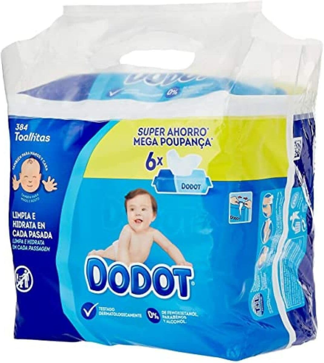 Dodot – Lot of 6 units with 64 Toallitas - Image 1