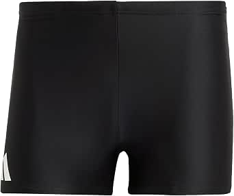 Adidas Herren Solid Swim Boxers, Black/White, S - Image 1
