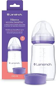 Lansinoh I Natural Wave PP Bottle 240 ml - Image 1