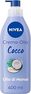 NIVEA Kokosöl-Creme & Monoi-Öl 400 ml, Feuchtigkeitsskeitcreme 48h, Parfum Körpercreme mit Monoi-Öl und Kosnuss-Duft, Feuchtigkeitsspendende Körpercreme für samtige, trockene Haut - Image 1
