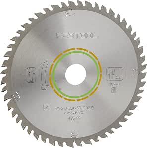 Festool Circular saw blade WOOD FINE CUT HW 210x2,4x30 W52 - Image 1
