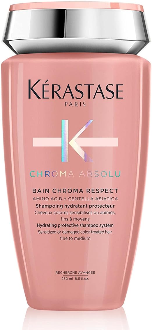 KÉRASTASE Chroma Absolu - Bain Chroma Respect - Shampoing Hydratant Protecteur De Couleur - Acides Aminés & Centella Asiatica - Cheveux Colorés Sensibilisés ou Abîmés - Sans Sulfate - Image 1