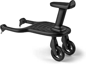 Bugaboo Comfort+ Skateboard with Removable Seat - Toddler with Sit or Stand Option - Fits All Bugaboo Strollers - 2 Wheels for Comfort - Image 1