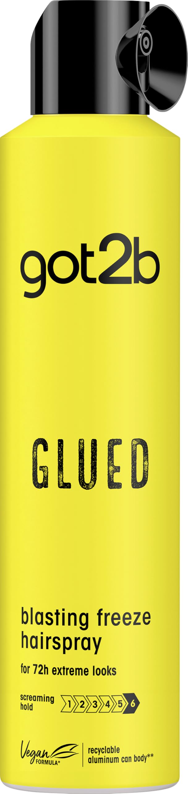 Schwarzkopf Got2B Glued Tight Gluing Styling Spray - No Glue - Ultimate Fixing - Vegan Formula - Styling Hair - 300 ml - Image 1