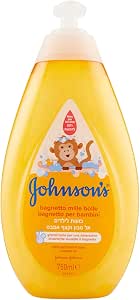 Johnson's Baby Mille Bubble Bath, Baby Bath for Gentle Cleaning, Baby Shower with No More Tears Formula, Baby Soap Without Soap, Alcohol and Dyes, 750 ml - Image 1
