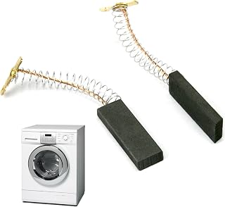GVSS 2 Pièces Balais de Charbon pour Machine à Laver 5 x 12,5 x 36mm, Compatibles avec Siemens,Charbons Moteur Universel pour Machine à Laver à Tambour - Image 1