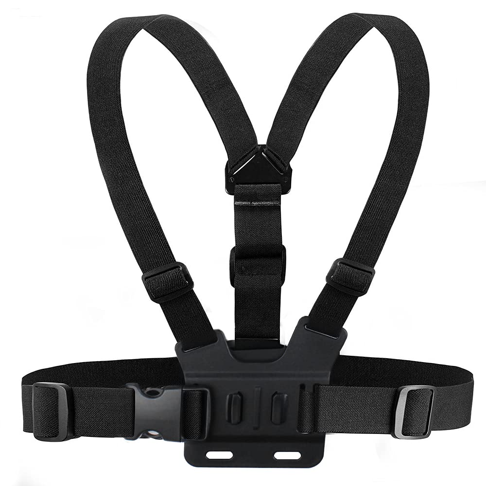 Chesty Mount Adjustable Chest Mount Harness Compatible with GoPro Hero and Action Cameras Sports - Full Chest Strap - Image 1