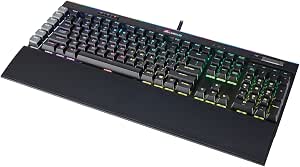 Corsair K95 RGB USB 2.0 Platinum Mechanical Gaming Keyboard (Cherry MX Speed, Multicolour RGB Backlight, AZERTY) Black - Image 1