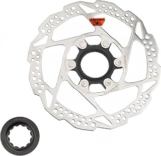 Bicycle Central Locking Disc Brake Disc Compatible with Shimano SM-RT54 160mm Lightweight Stainless Steel Anti-Deformation Low Noise Suitable for Road Bikes MTB BMX - Image 1