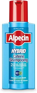 Alpecin Caffeine Hybrid Shampoo 1x250ml | Anti-Dandruff Shampoo for Men | Anti-Hair Loss | Anti-Baldness Treatment - Image 1