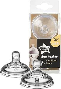 Tommee Tippee Closer to Nature Dummy, Variable Flow, Pack of 2 - Image 1