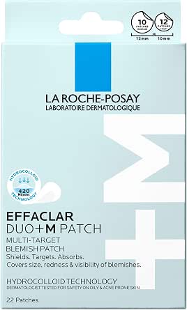La Roche-Posay - Effaclar Duo+M Patch - Acne & Anti-Blemish Patches - Protects, Targets, Reduced - Multi-Action Facial Care - Available in two sizes - Combination to Wasteskin - Image 1