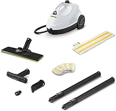 Kärcher Nettoyeur Vapeur SC 2 EasyFix Blanc, Pression Vapeur : 3,2bar, Temps Préchauffage : 6,5min, Puissance : 1500W, Surface : 75m², Réservoir : 1l, Set de Nettoyage de Sol EasyFix & Buses - Image 1