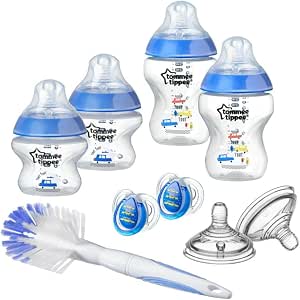 Tommee Tippee Closer to Nature Ollie the Owl Newborn Baby Bottle Kit - Image 1