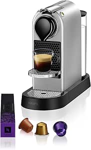 Nespresso Krups YY4118FD Citiz Coffee Machine Silver Capsule Coffee Maker - Image 1