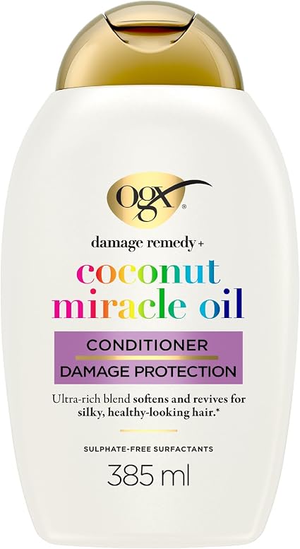 OGX Repair Conditioner for Damaged Hair, Coconut Miracle Oil, 385 ml - Image 1