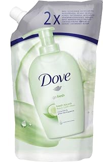 Dove Lot de 10 recharges de gel douche Go Fresh 500 g - Image 1