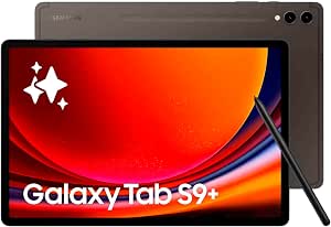 Samsung Galaxy Tab S9+ Tablet with Galaxy AI, Android, 12.4" 256GB Storage, MicroSD Reader, 5G, S Pen Included, Charcoal, Amazon Version FR Exclusive - Image 1