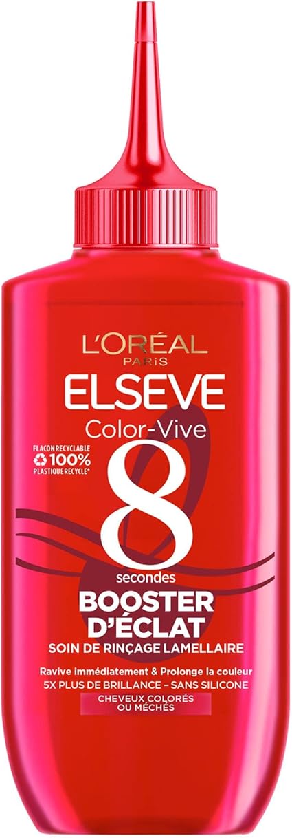 L'ORÉAL PARIS - Radiance Booster Care - Coloured or Highlighted Hair - Prolongs Colour - Silicone-Free - Lamellar Technology - Elseve Color-Vive 200 ml - Image 1