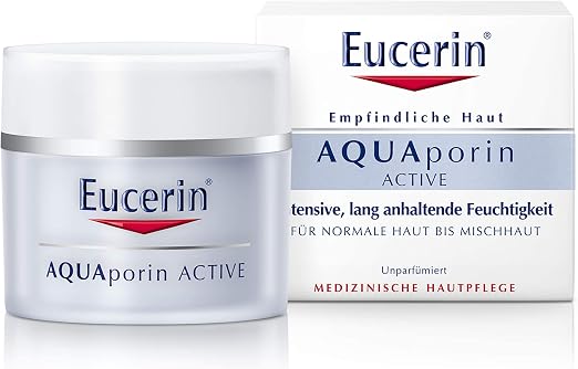 Eucerin AQUAporin ACTIVE Normal Haut bis Mischhaut Creme, 50 ml Cream - Image 1