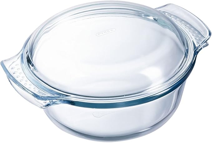 Dajar Pyrex 40682 Casserole Glass 5L Clear Glass, 32 x 27 cm - Image 1