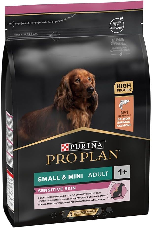 Purina Pro Plan Small and Mini Adult Sensitive Skin Optiderma 3 kg - Image 1