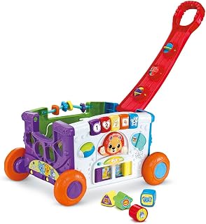 Super Interactive Multi-Activity Trolley, Pull Cart for Children with Shape Sorter, Learning Games, Interactive and Musical Toy Tray, Baby Gift from 1 Year - Image 1