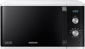 Samsung Microwave Grill, Self-Installation, Dual Dial MG23K3614AW/ET, Crispy Cooking, AutoDefrost, Microwave + Grill 800W + 1100W 23L 49L x 27.5H x 39P White          [Energy Class B] - Image 1