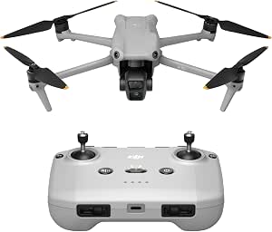 DJI Air 3 (DJI RC-N2), telecam drone. avg. and dual wide-angle main camera, max flight time 46 min, omnidirect obstacle detection, 48 MP photos, 4K/60 fps HDR video, O4, C1 certified - Image 1