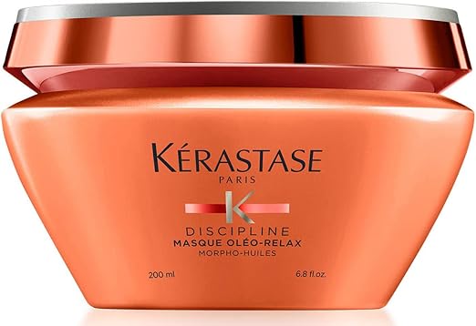 Kérastase, Discipline, Hydrating & Anti-Frizz Mask, For Unruly, Voluminous & Dry Hair, Oléo-Relax Mask, 200 ml - Image 1