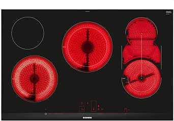 Siemens; Glass Ceramic Hob (ET875LMP1D), Black - Image 1