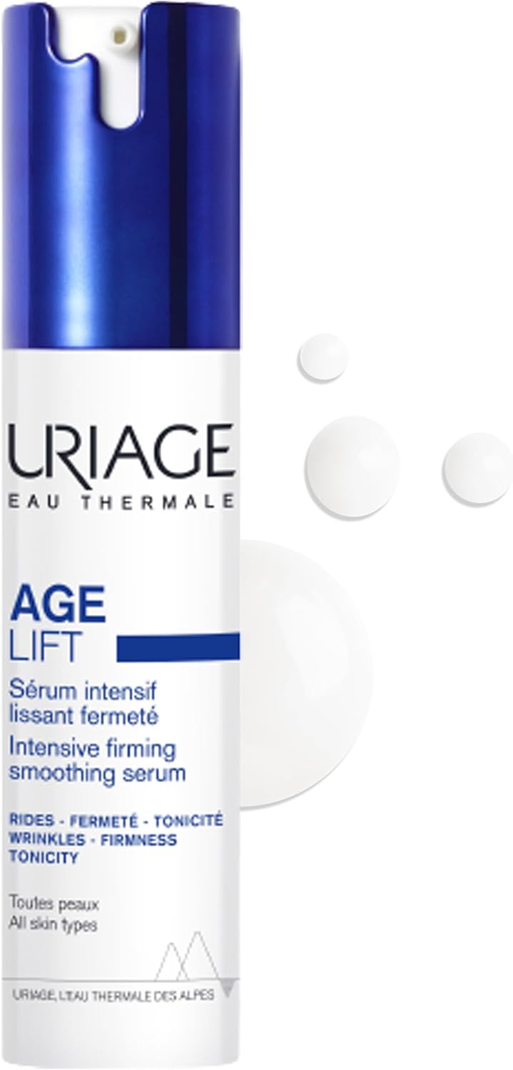 Uriage Age Lift Sérum Anti-Rides Intensif - Rétinol, Acide Hyaluronique & AHA - 3x moins de Rides - 3x plus de Fermeté - Sérum Liftant Fluide et Léger - Tous types de Peaux mêmes Sensibles - 30ml - Image 1