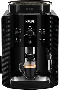Krups Roma EA81M8 Superautomatic Espresso Maker, 1.7 L, 3 Temperature Levels, 3 Grinding Textures, Black - Image 1