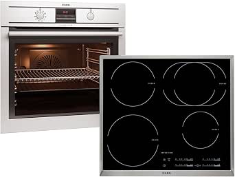 AEG Pyrolysis Oven Kit BP3003001M + Induction Hob HK654250X-B Built-In - Image 1