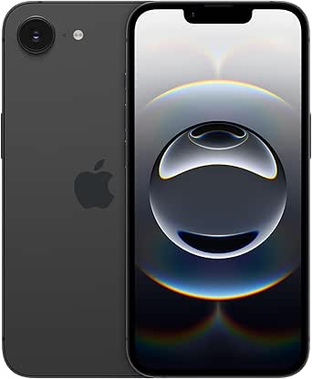 Apple iPhone 16e 128GB: Designed for Apple Intelligence, A18 Chip, Size Range, 48MP Fusion Camera, 6.1-inch Super Retina XDR Screen; Black - Image 1