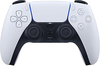 Sony Official PlayStation 5 - DualSense Wireless Controller - White - EN/FR/AR (PS5) - Image 1