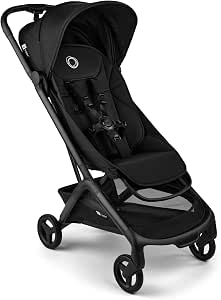 Bugaboo Butterfly 2 Lightweight Cabin Size Travel Stroller Single Handed Foldable and Transportable with Reclining Seat, Storage Basket, Carry Strap - 6 Months to 4 Years - Heritage Black - Image 1