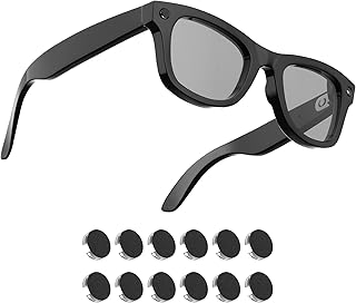 RCstyle HiBloks 12 Pack LED Light Blocking Stickers Compatible with Ray-Ban Meta Gen 2 Wayfarer/Skyler/Headliner/Oakley Meta HSTN, Blackout LED Covers, Low Adhesion and - Image 1
