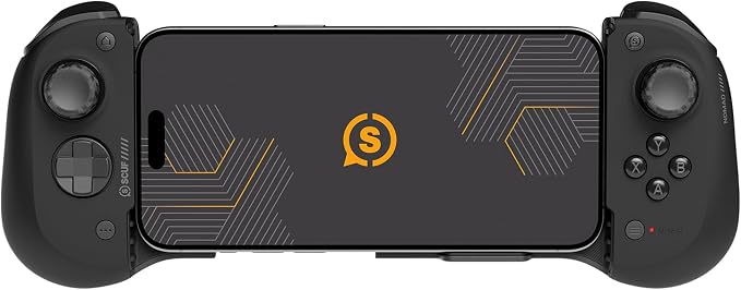 SCUF NOMAD Manette de Jeu Mobile iPhone Sans Fil – Palettes Arrière – Joysticks Anti-Dérive – Bluetooth 5.0 Connectivité – PS Remote, Xbox Game Pass, Apple Arcade, Steam Link – Noir - Image 1