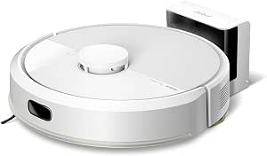 iRobot Roomba 105 Combo – 2-in-1 Robot Vacuum Cleaner – Suction Power of 7KPa – LiDAR Navigation – Carpet Detection – Cleaning and Avoidance Zones – 4 Suction Levels – White - Image 1