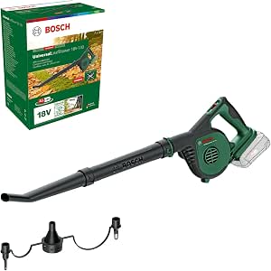Bosch Home and Garden Bosch Cordless Leaf Blower - UniversalLeafBlower 18V-130 (for Quick and Easy Cleaning of Gardens, Paths and Terraces; 18V System; Without Battery) - Image 1