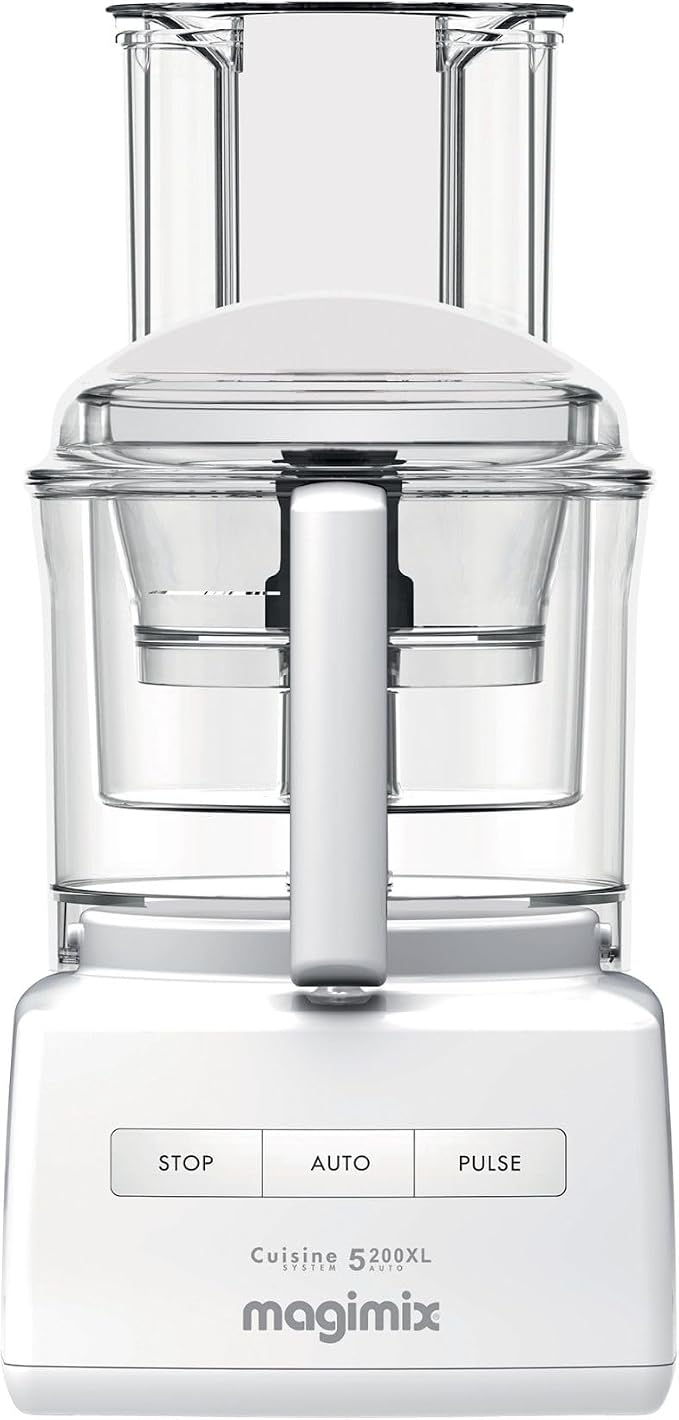 Magimix 5200 XL Multifunctional Kitchen Processor – Chopper, Blender, Kneader, Beater – Accessories Included – Ideal for Family – Quiet 3.6L Professional Motor – Made in France – White - Image 1
