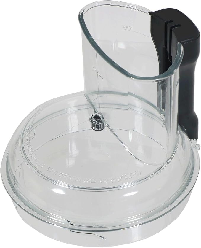 SPARES2GO Replacement Lid Compatible with Magimix CS4200XL CS5200XL Food Processor (Clear with Black Handle) - Image 1