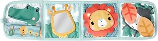 HML63 Foldable Activity Border Toy Newborn 4 Pages Double-Sided with Sensory Activities, Flat Stomach or Sitting Play, Baby Toy, - Image 1