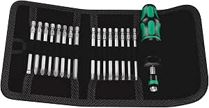 Wera KK 60 Torque 05059293001 Kraftform Kompakt Torque Screwdriver Bit Set 1.2-3.0 Nm 17 Pieces          [Energy Class A+] - Image 1