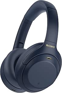 Sony WH1000XM4| Wireless Noise Cancelling Bluetooth Headphones, 30 Hours Battery Life with Mic for Phone Calls, Optimized for Amazon Alexa and Google Assistant, Blue - Image 1