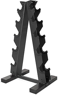Dumbbell Rack with A-Frame Black - Image 1