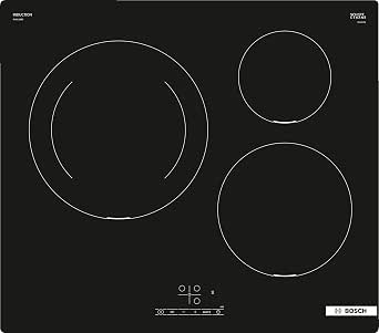Bosch PIJ611BB5E - Series 4 - Induction Hob - 3 Hob - 60 cm - 7400 W - Black - Image 1